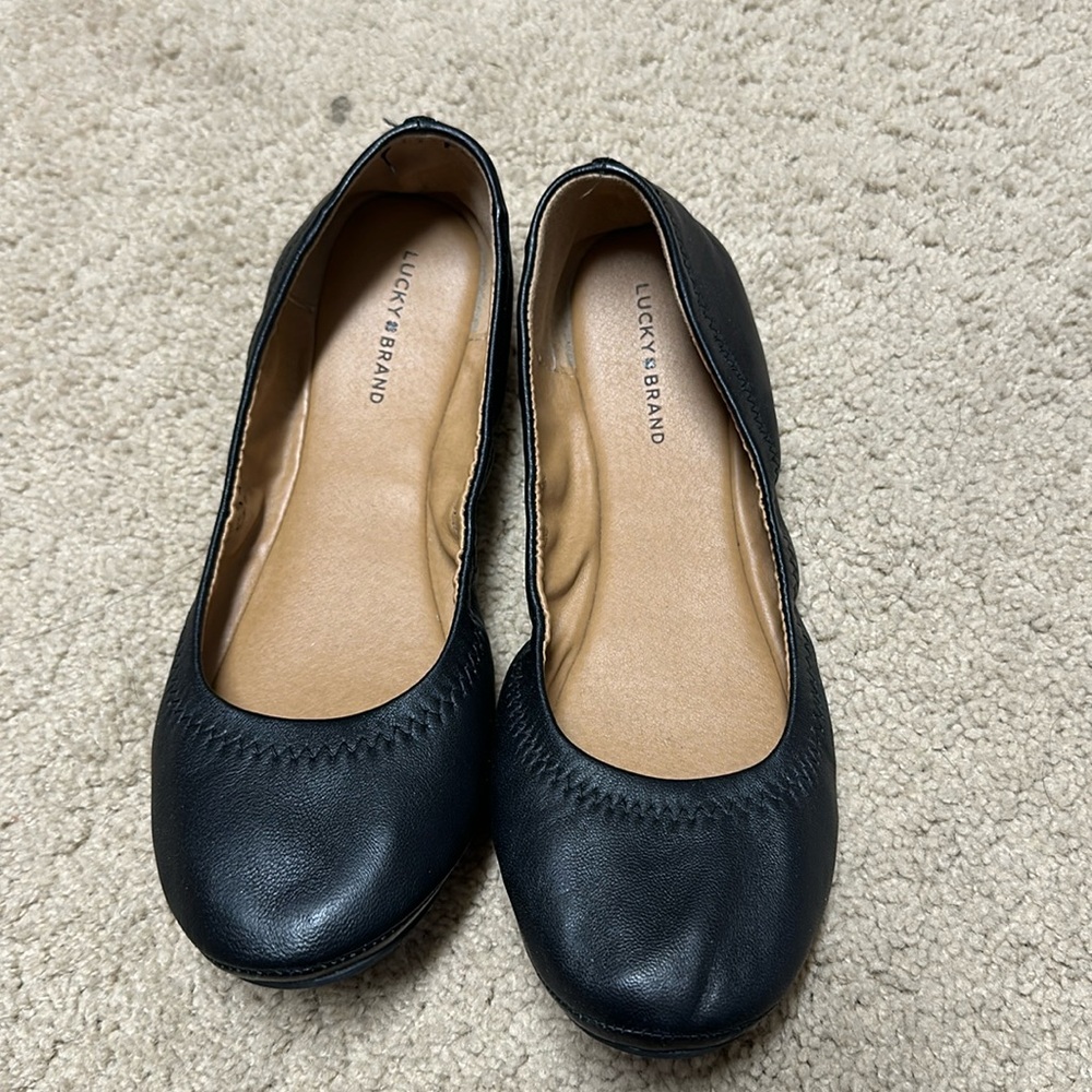 Black Lucky Brand Emmie ballet flats